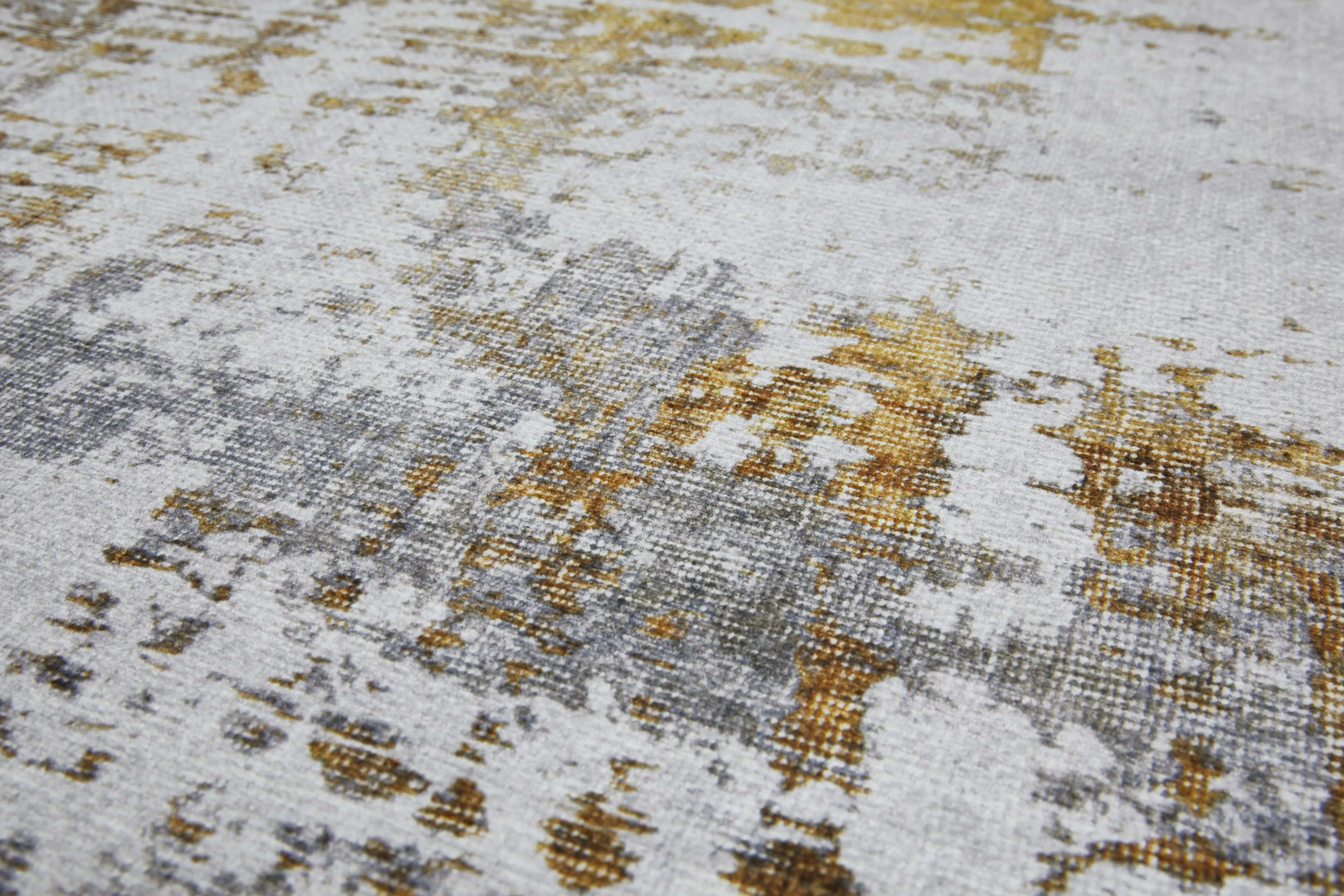 LUXOR Living Teppich Punto creme-senfgelb, 80 x 150 cm