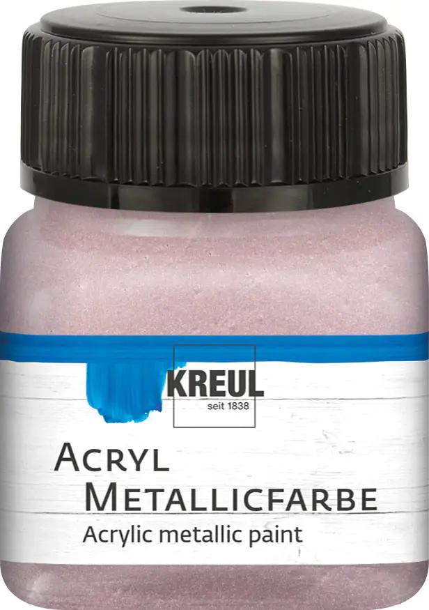 Kreul Acryl Metallicfarbe roségold 20 ml Kreul Acryl Metallicfarbe roségold 20 ml