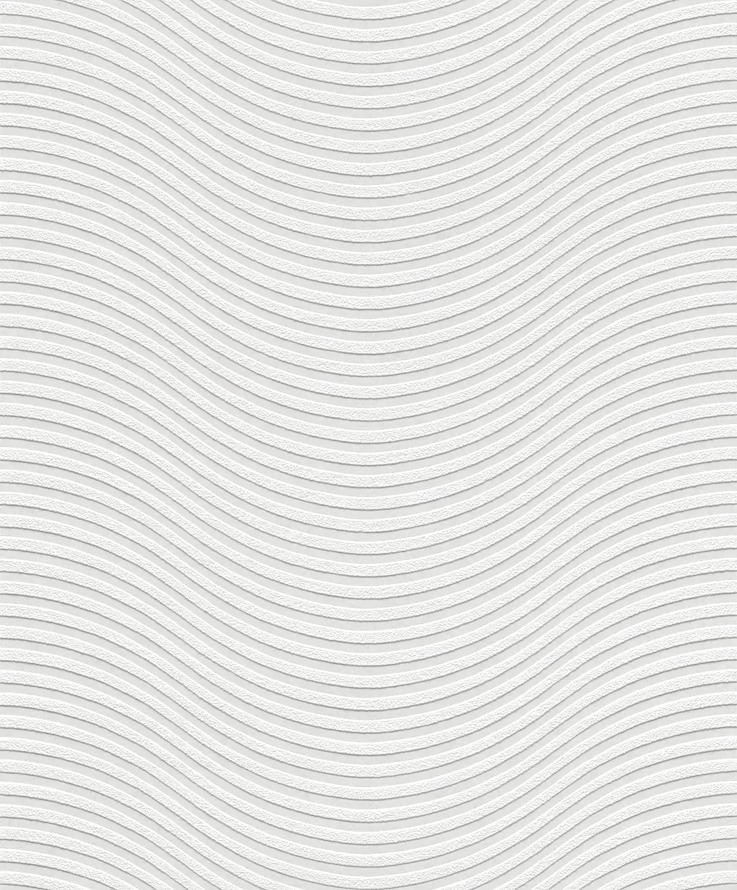 Rasch Vliestapete 162806 Wallton überstreichbare wellen weiß 10,05 x 0,53 m 