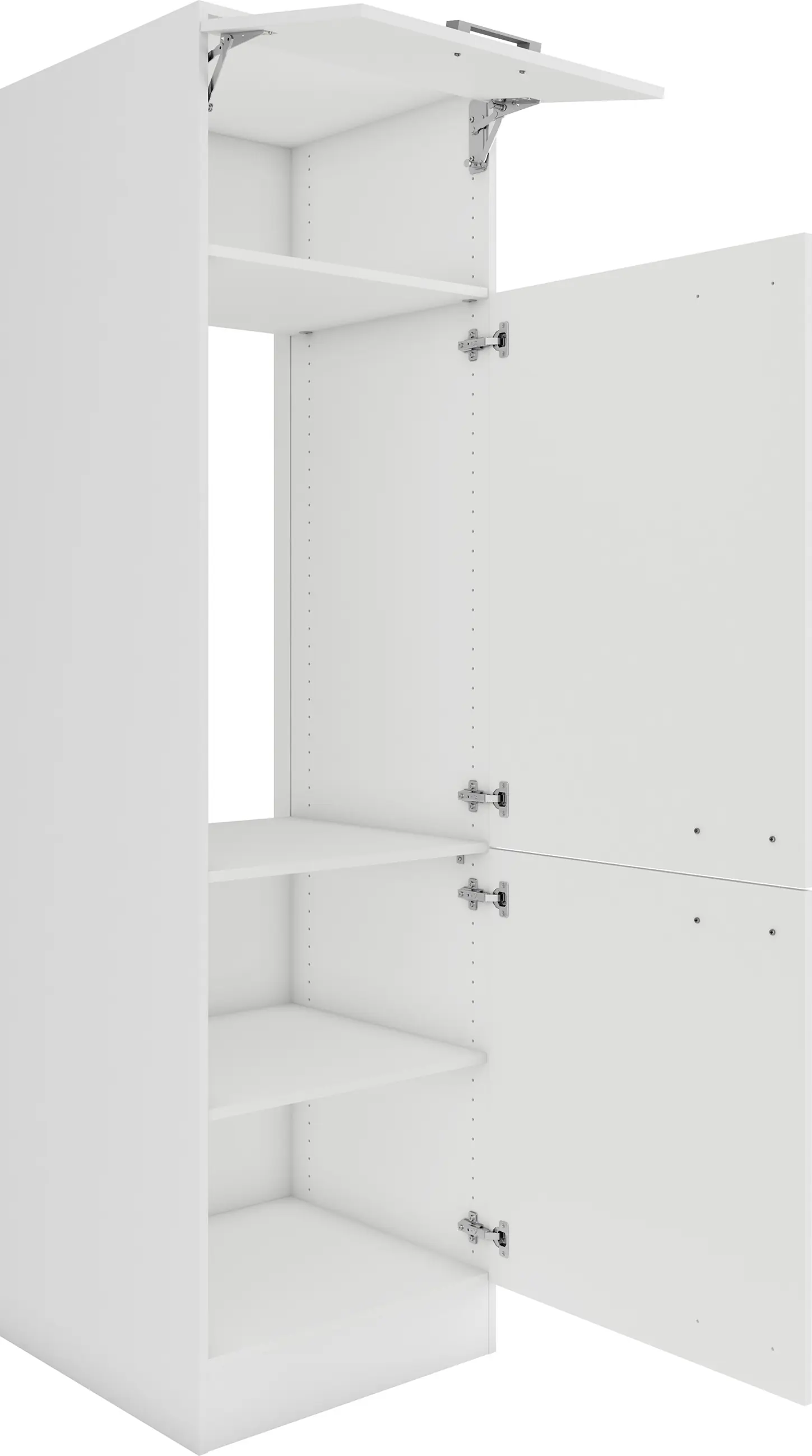 Optifit Hochschrank Oslo 214 weiß 60 cm