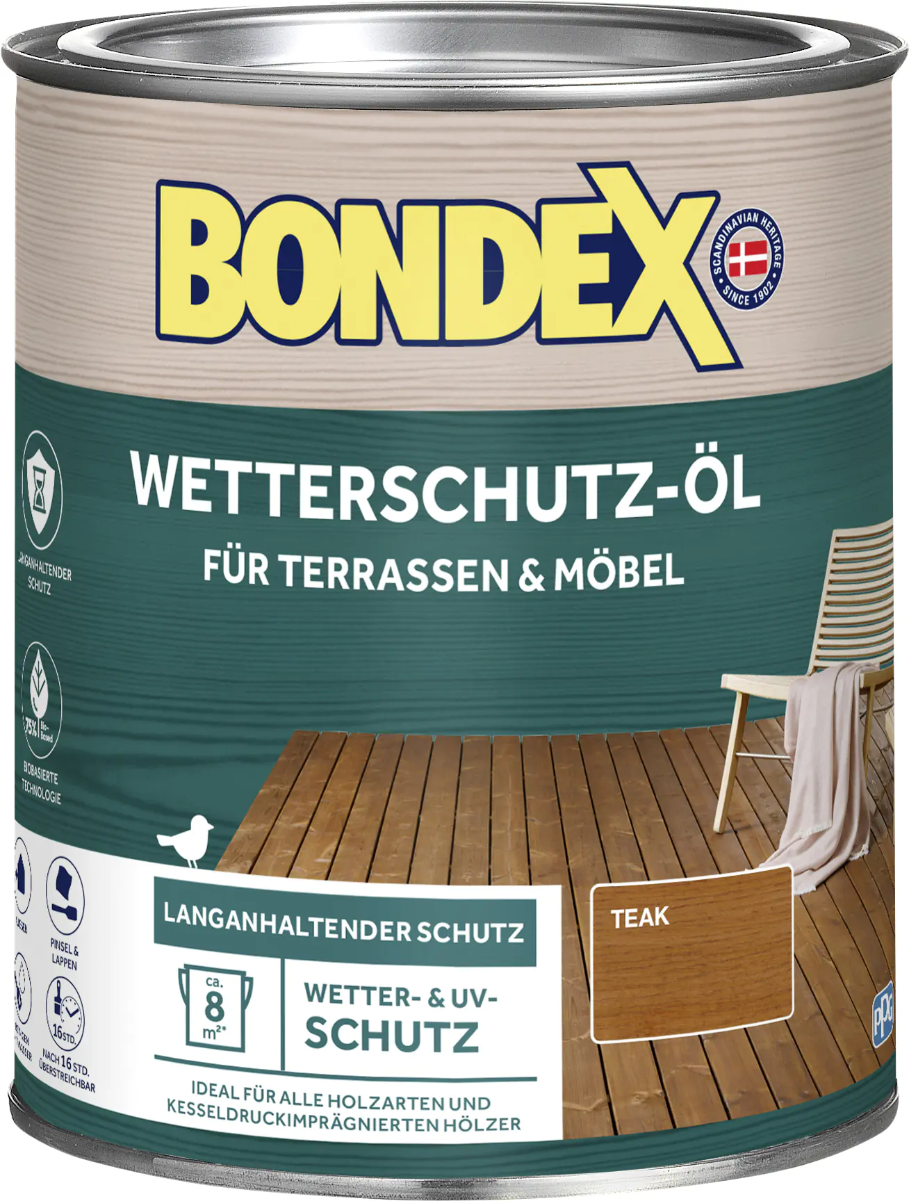 Bondex Wetterschutzöl 0,75 L teak Bondex Wetterschutzöl 0,75 L teak