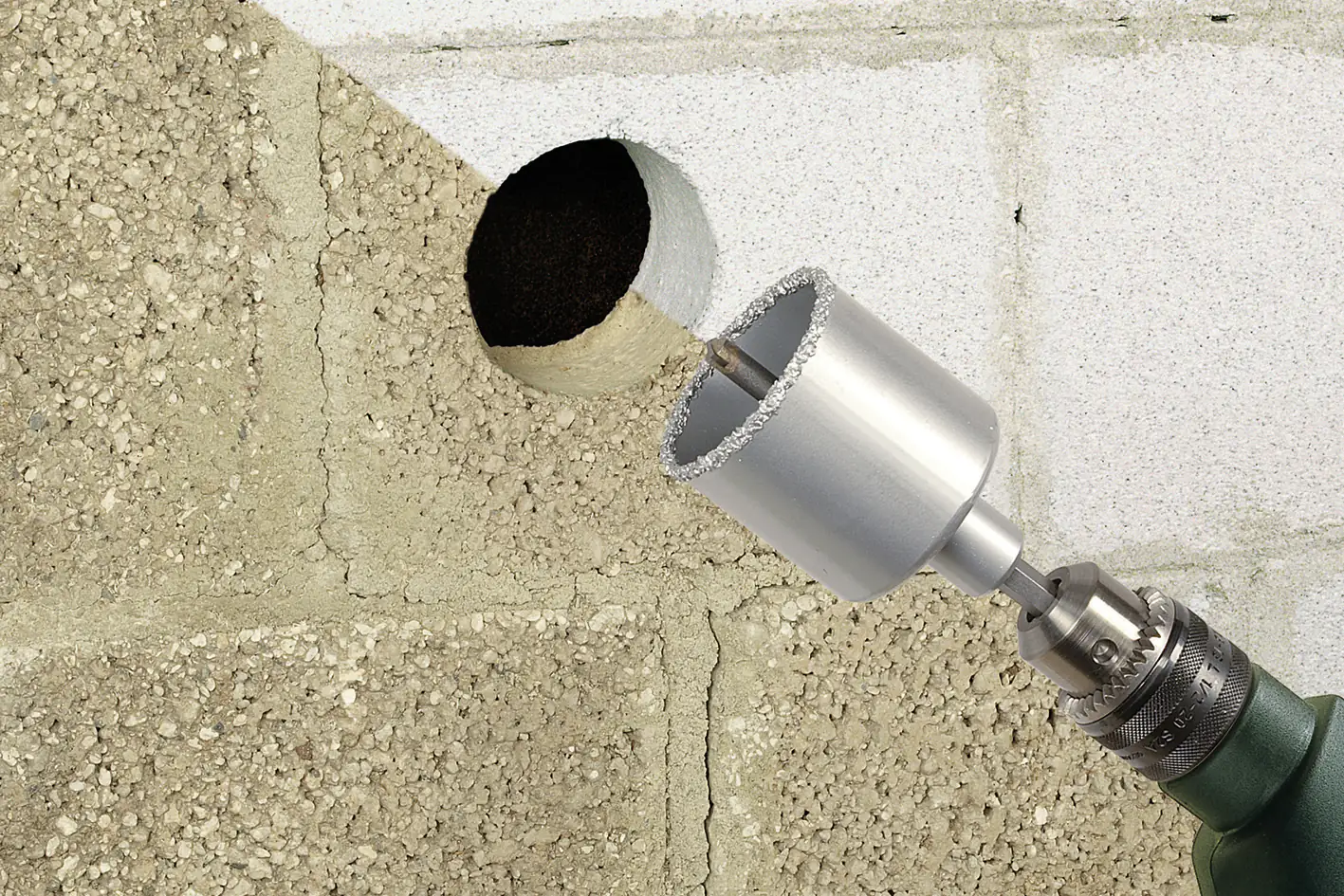 Wolfcraft Bohrkranz Ø 53 mm Hartmetall inkl. Schaft und Bohrer