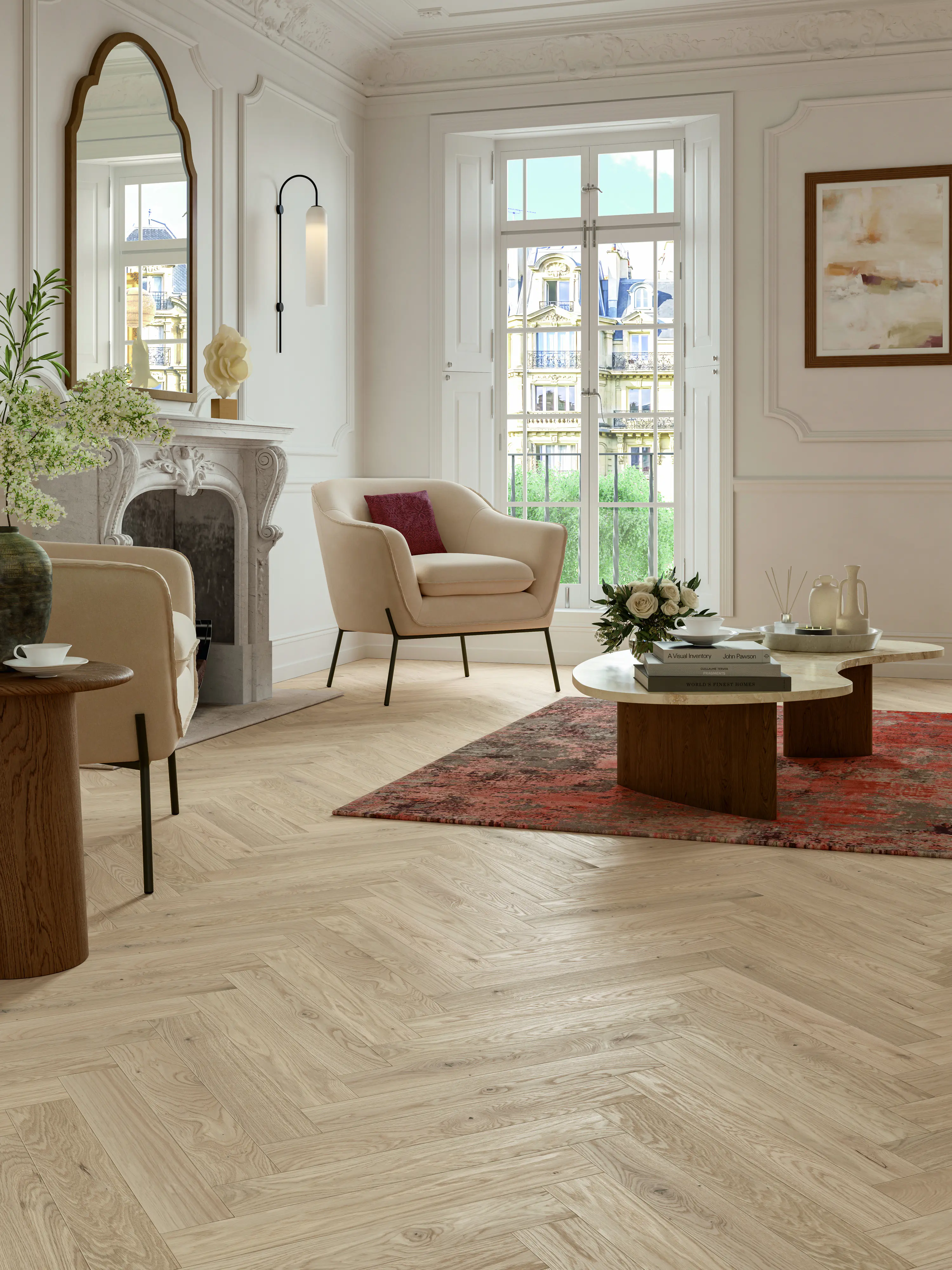 Parador Parkett Trendtime 3 Living Plus Eiche Bardolino weiß lackversiegelt matt weiß Minifase Parador Parkett Trendtime 3 Living Plus Eiche Bardolino weiß lackversiegelt matt weiß Minifase