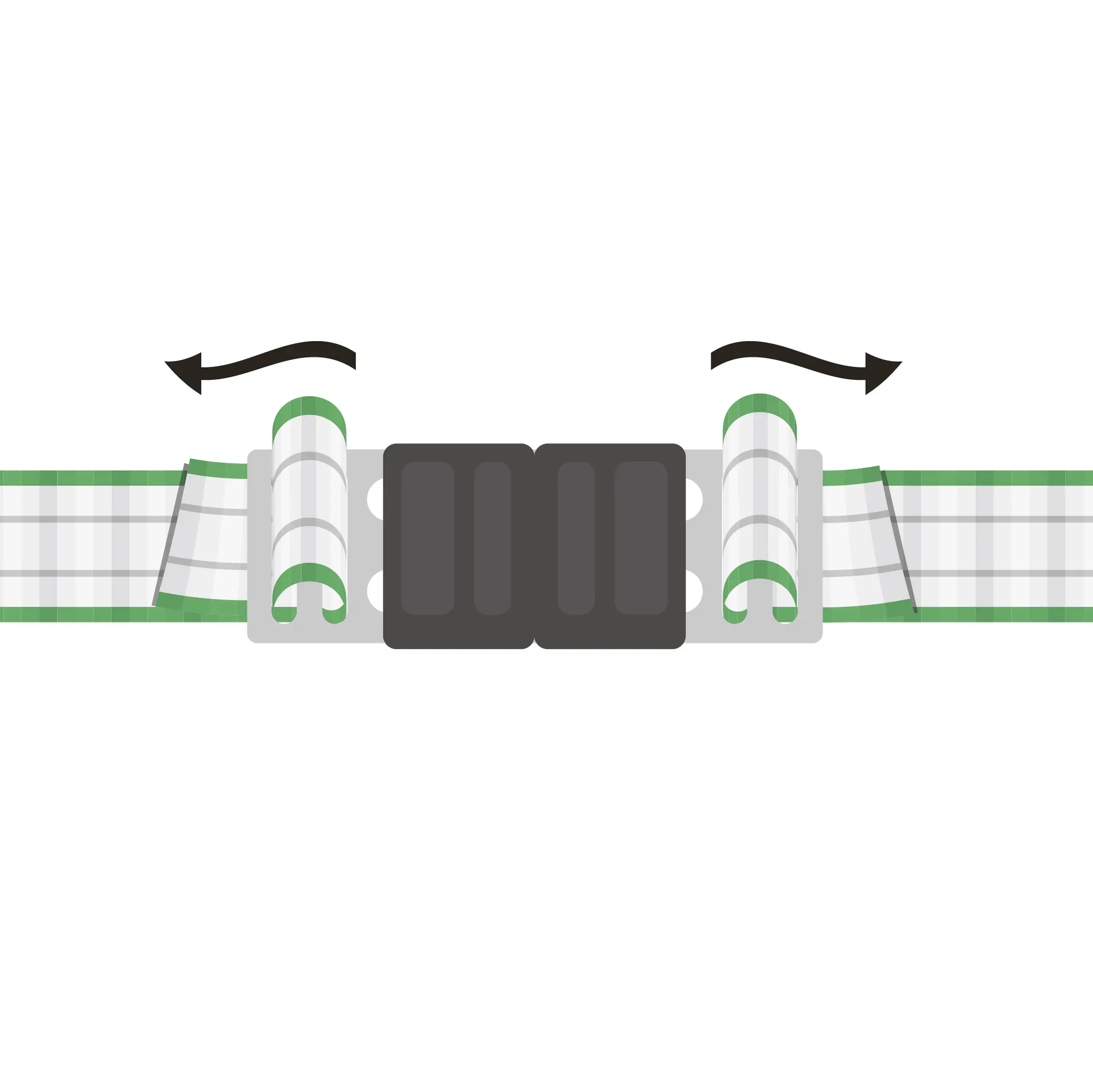 Kerbl Litzclip Bandverbinder 40mm Edelstahl 5 Stück