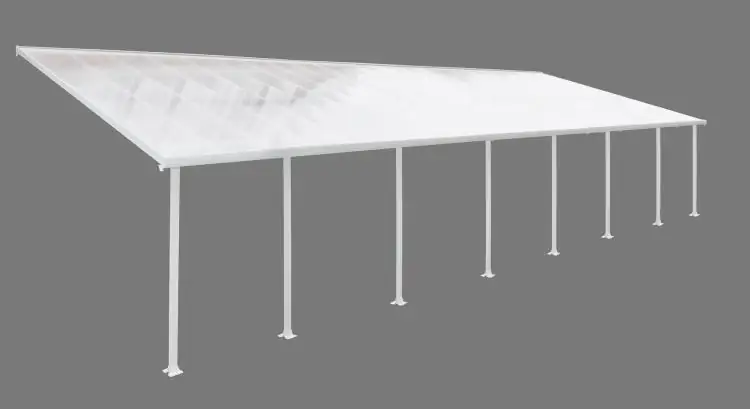 Canopia Terrassendach 1212 x 400 cm weiß