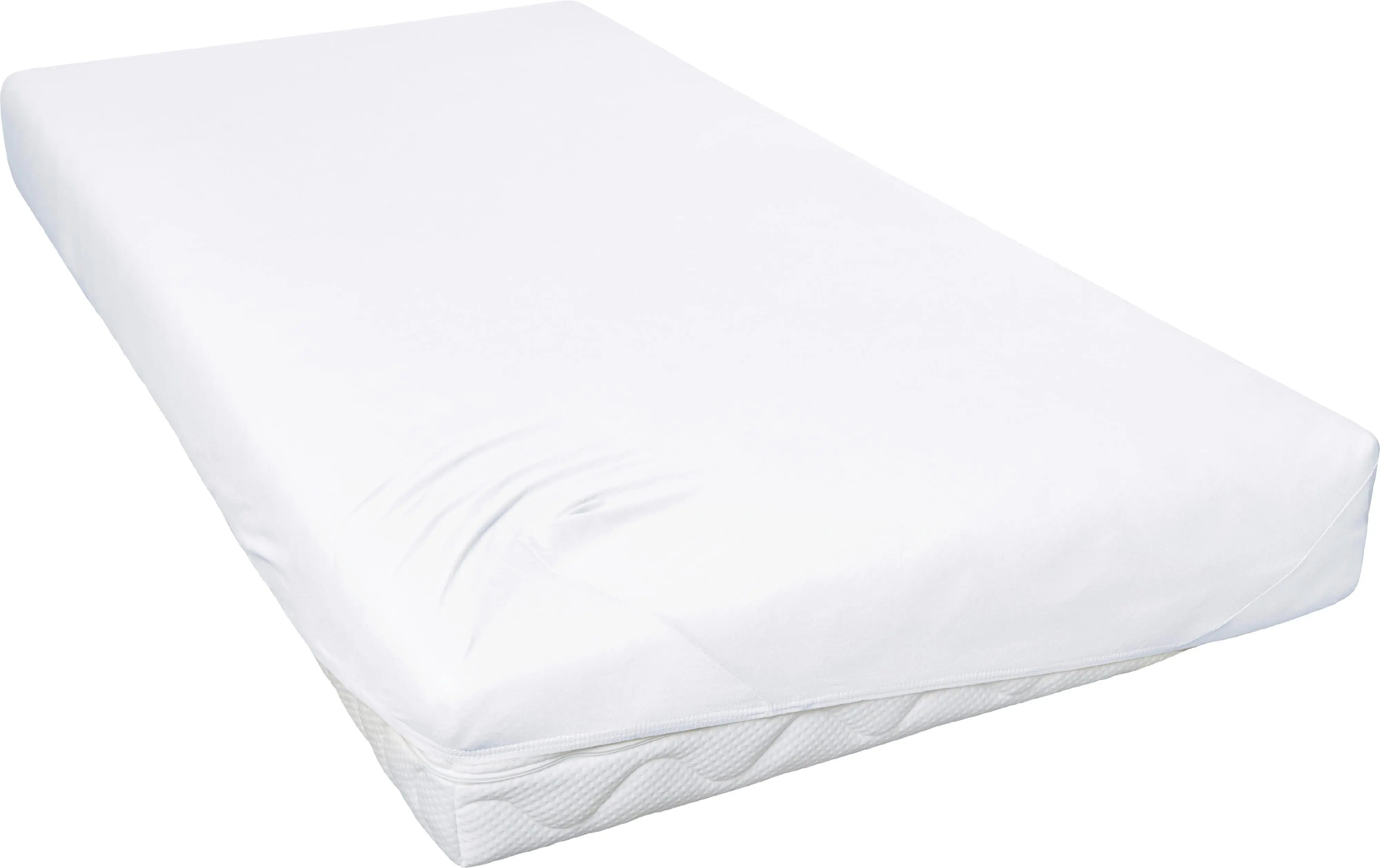 Jersey Spannbettlaken 150 x 200 cm weiß