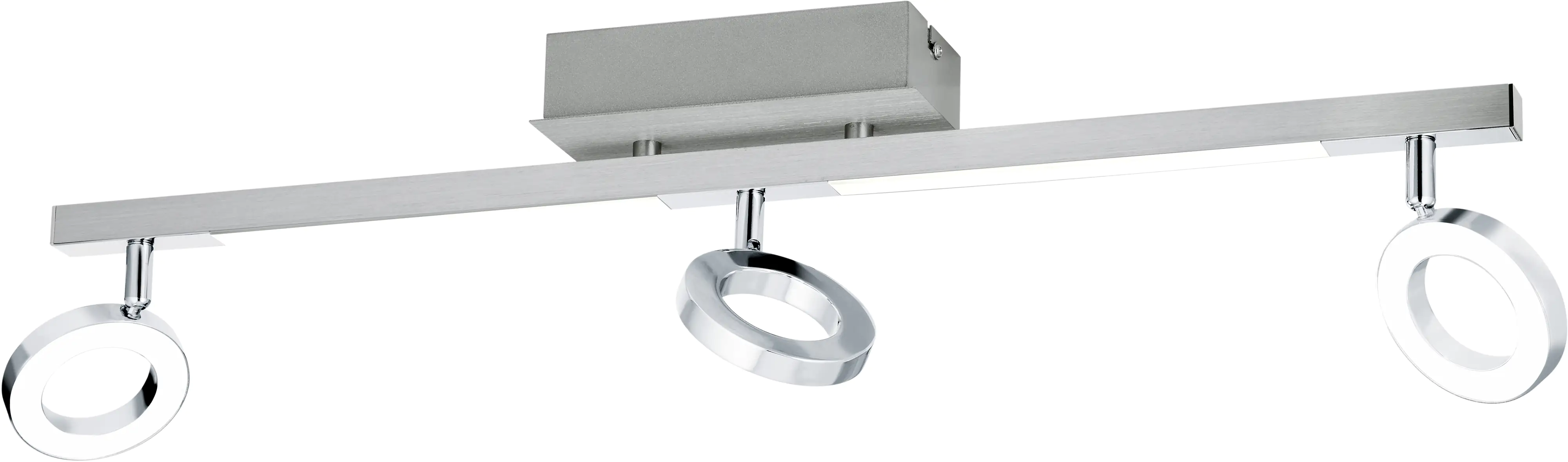 Eglo 3er LED Spot Cardillio 1 alu-chrom 69 x 8,5 cm warmweiß Eglo 3er LED Spot Cardillio 1 alu-chrom 69 x 8,5 cm warmweiß