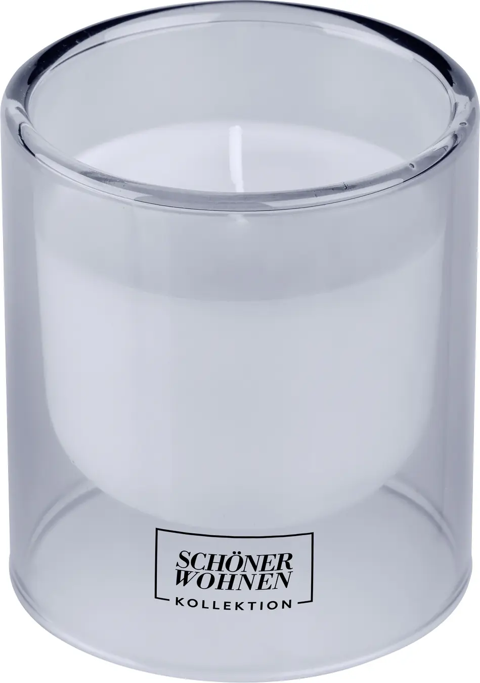 Schöner Wohnen Duftkerze im Glas S Soft Cotton Ø 7,5 x 8 ,5 cm