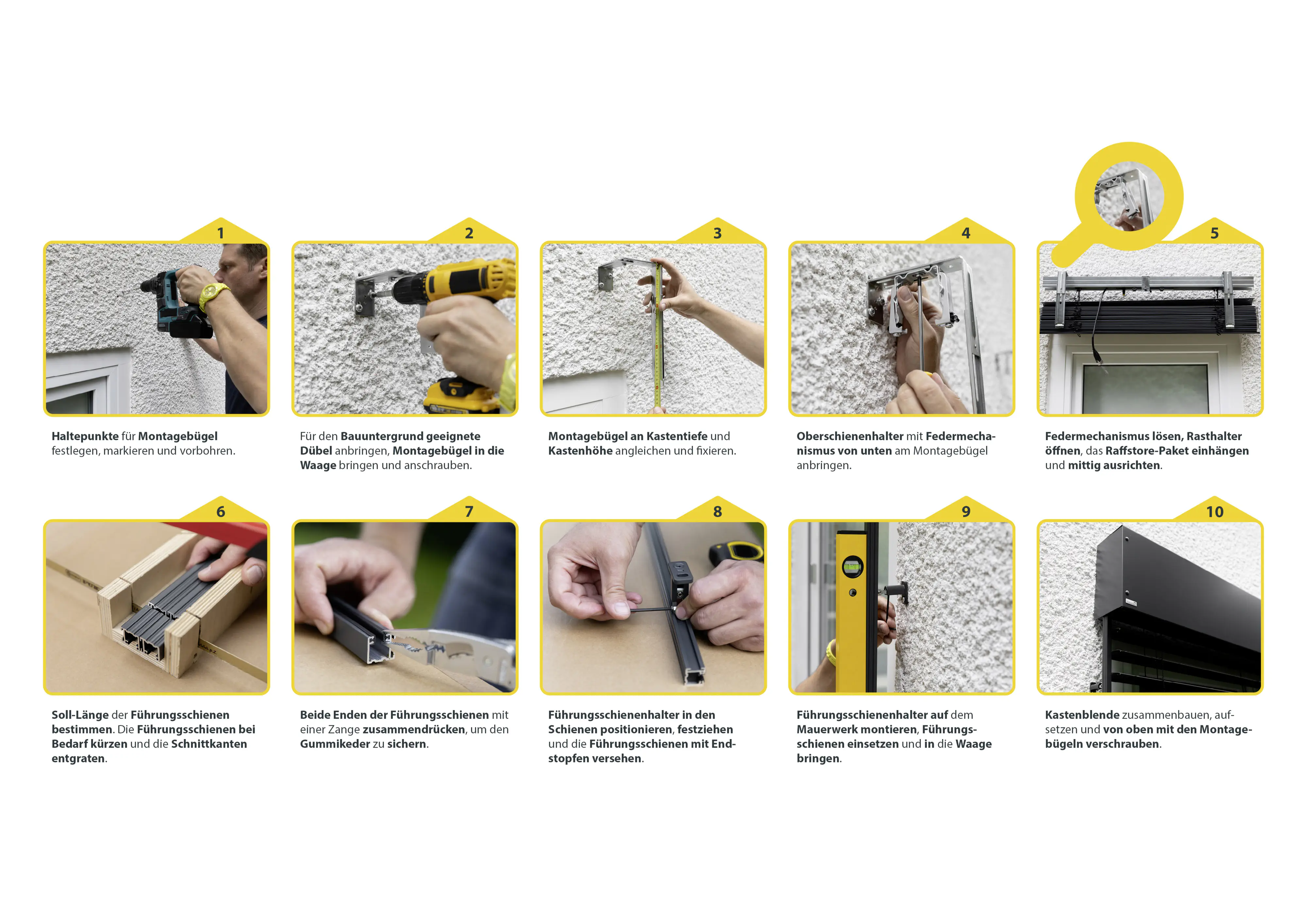 Schellenberg Raffstore Express, anthrazit 210 x 220 cm, Blende 30 cm