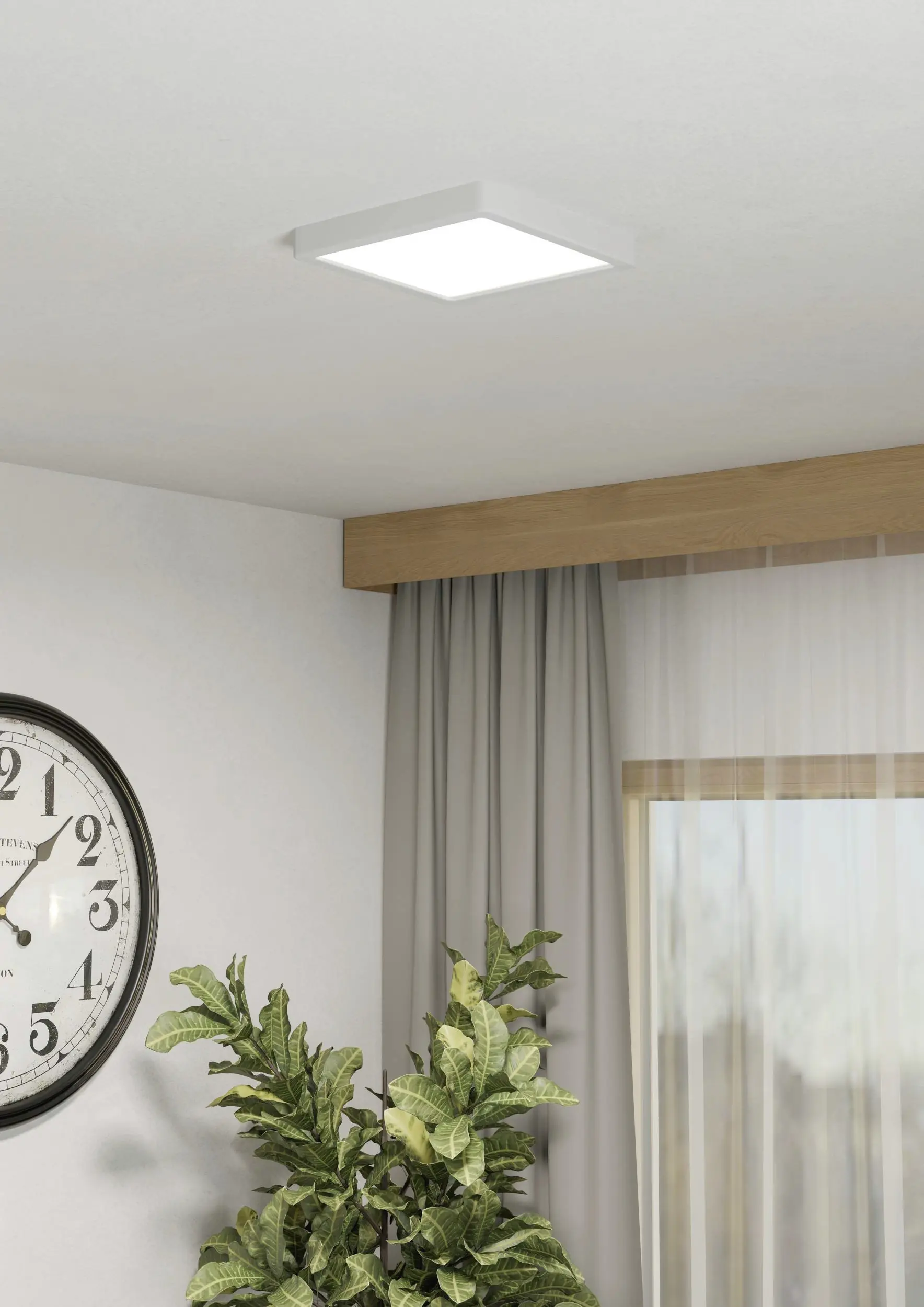 Eglo LED Deckenleuchte Fueva 6-Z weiß 22 x 22 cm RGB dimmbar Eglo LED Deckenleuchte Fueva 6-Z weiß 22 x 22 cm RGB dimmbar