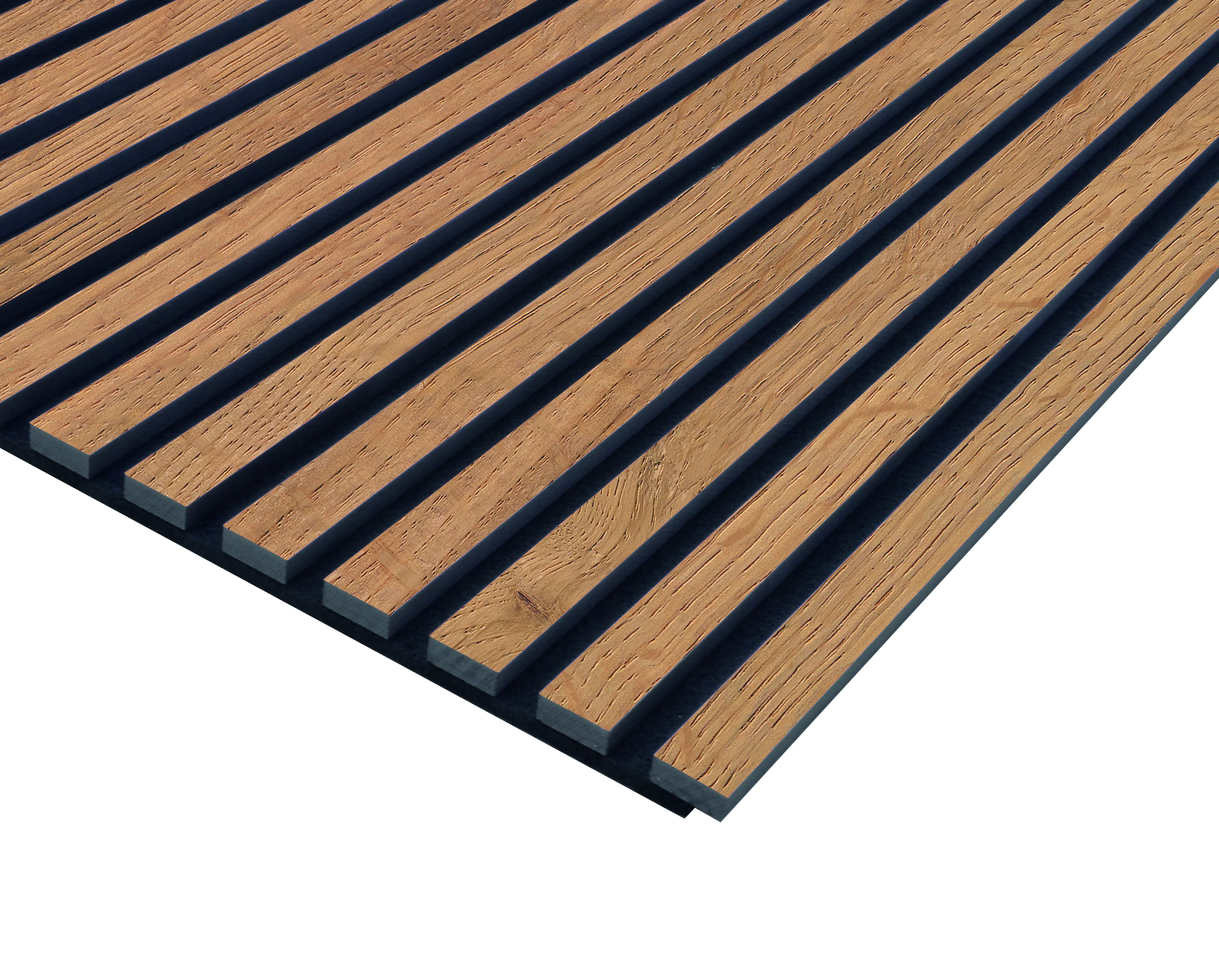 Neuhofer Akustikpaneele Holz foliert braun 267 x 1,9 x 57 cm Neuhofer Akustikpaneele Holz foliert braun 267 x 1,9 x 57 cm
