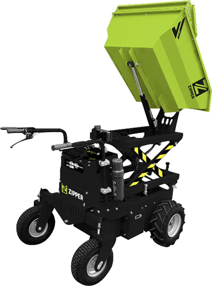 Zipper Elektro-Rad-Dumper ZI-ED600HKS mit Scherenhubfunktion Zipper Elektro-Rad-Dumper ZI-ED600HKS mit Scherenhubfunktion