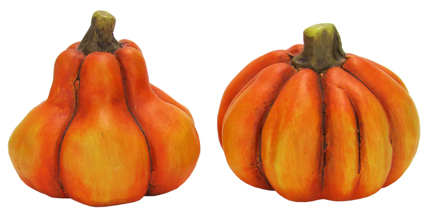 Dekofigur Kürbis aus Keramik Ø 5 cm Dekofigur Kürbis aus Keramik Ø 5 cm