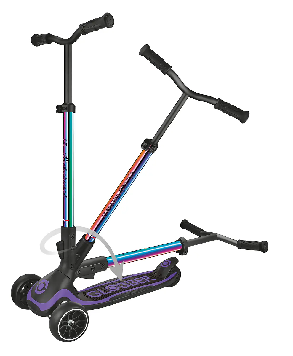 Globber Scooter für Kinder Ultimum schwarz/lila