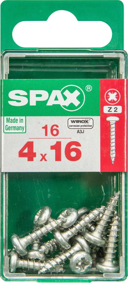 Spax Universalschrauben 4.0 x 16 mm TX 20 - 16 Stk.