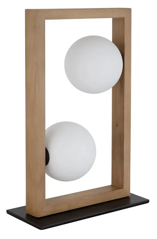 Globo Tischleuchte Nanda 28 x 40 cm schwarz matt