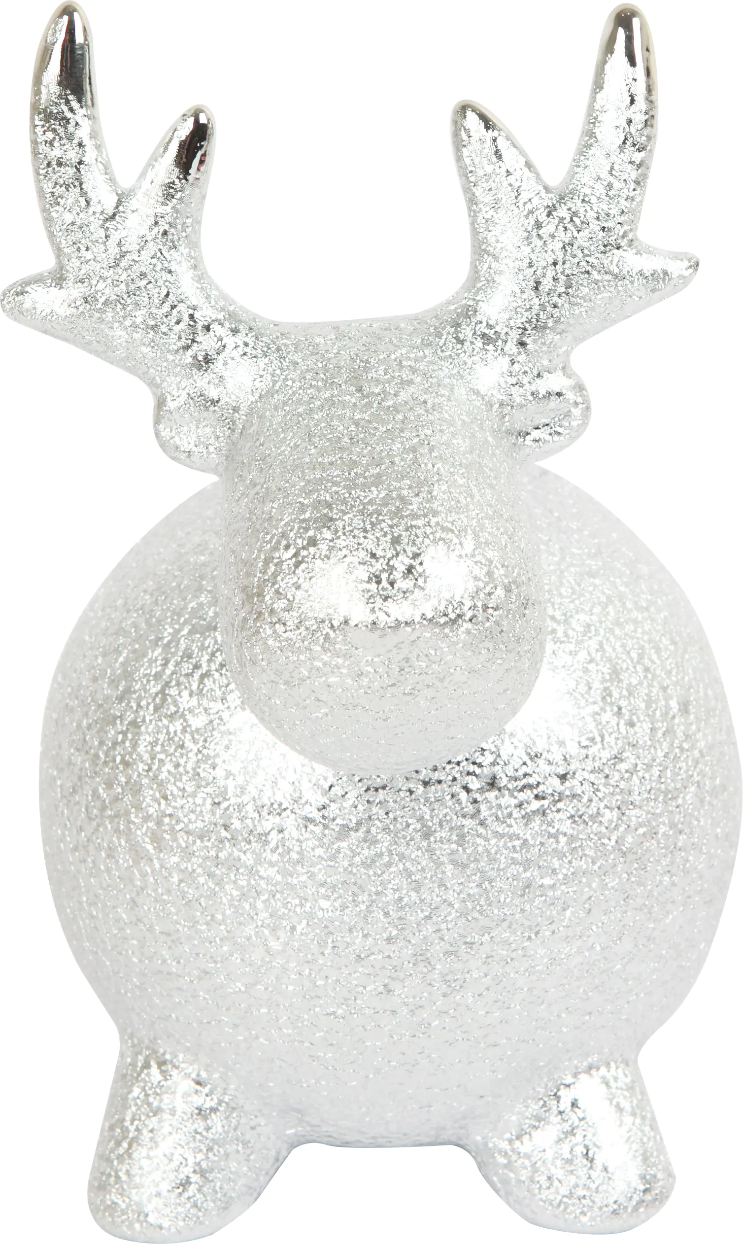 TrendLine Keramikrentier 7 x 10 x 12,5 cm weiß