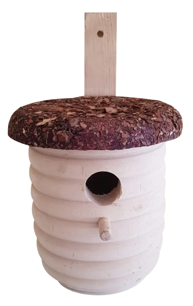 Nistkasten Kiefernholz natur LxH: 22/24 Ø 18 cm