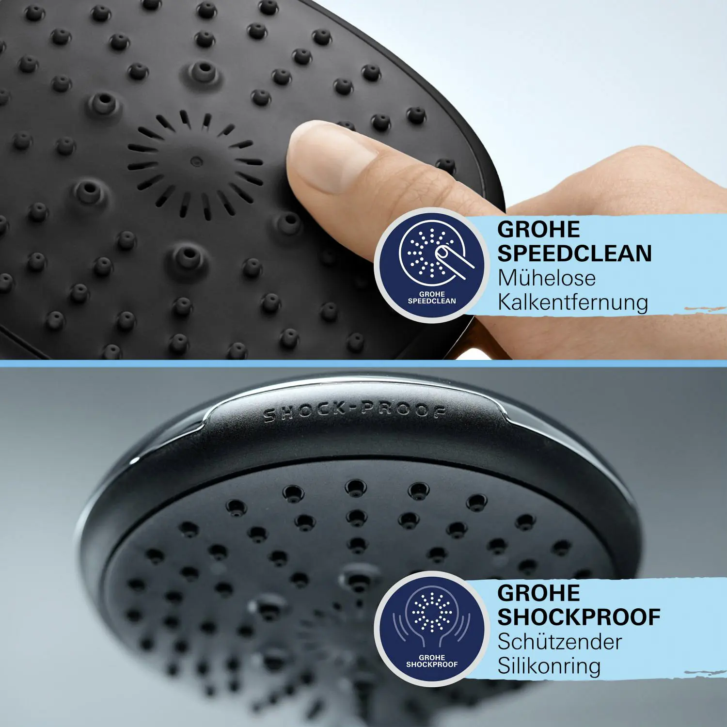 Grohe Handbrause 2 Strahlarten Vitalio Start 110 chrom