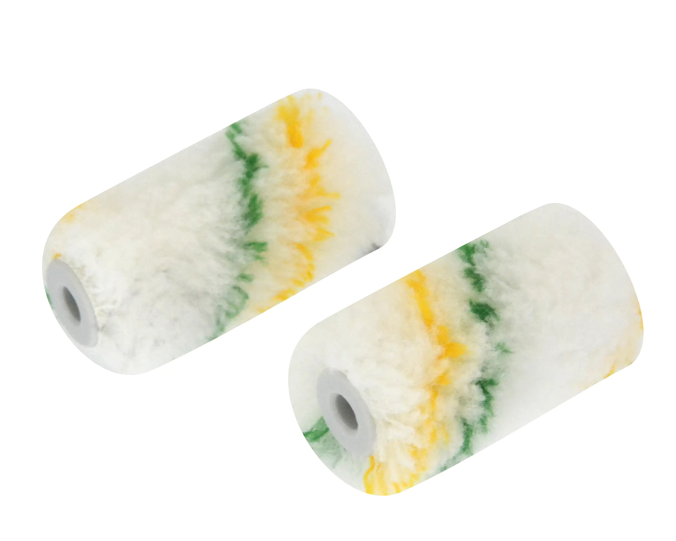 4001438160683 Nespoli Plüschwalzen YellowGreen mit Antihaftbeschichtung 2 Stück, 5 cm