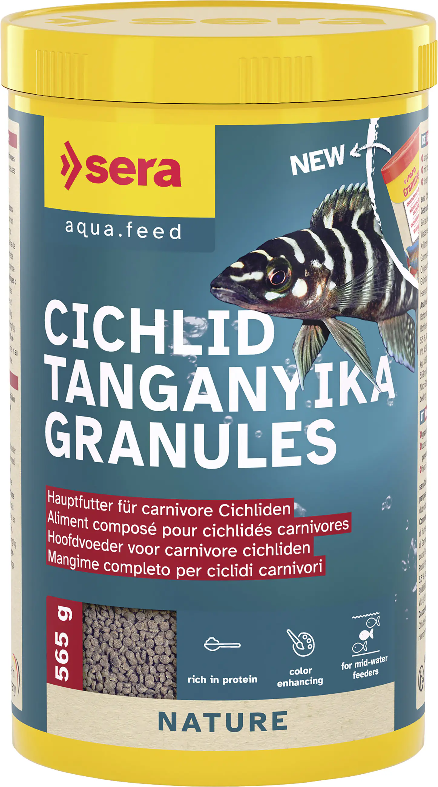 Sera Fischfutter Cichlid Tanganyika Granules 1 L