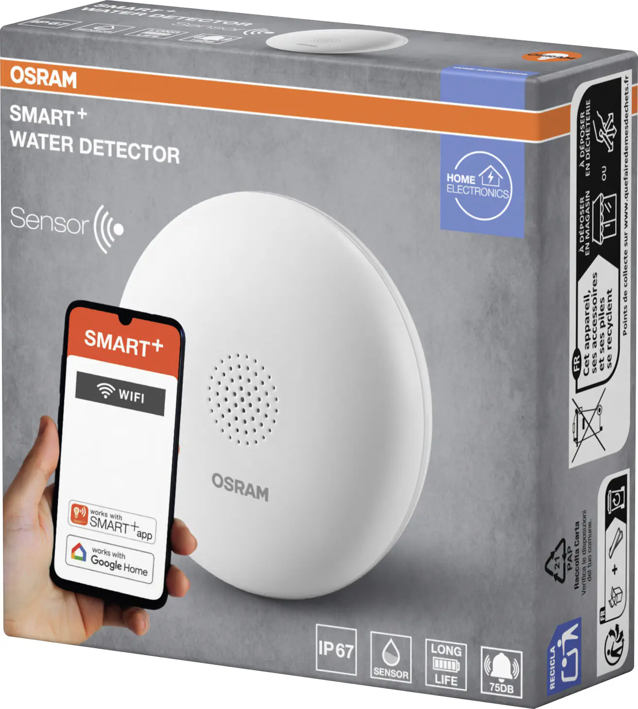 Osram Wassermelder Smart+ Sensor WiFi weiß Osram Wassermelder Smart+ Sensor WiFi weiß