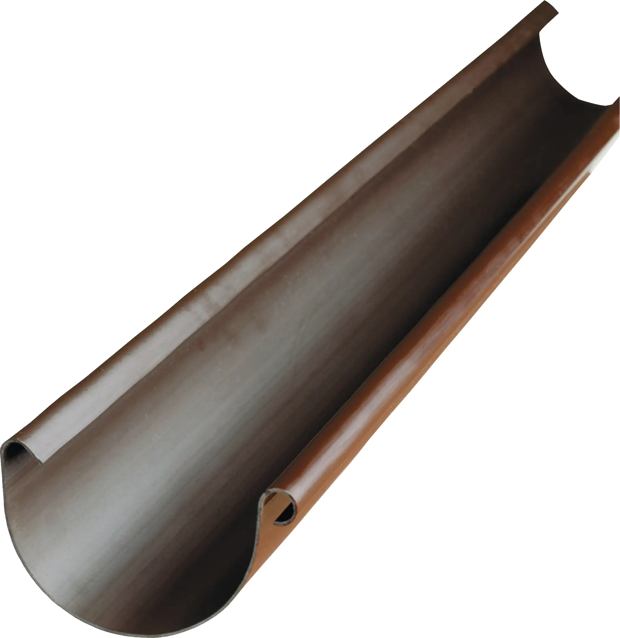 Marley Dachrinne NW 75 mm, 2 m, halbrund, braun