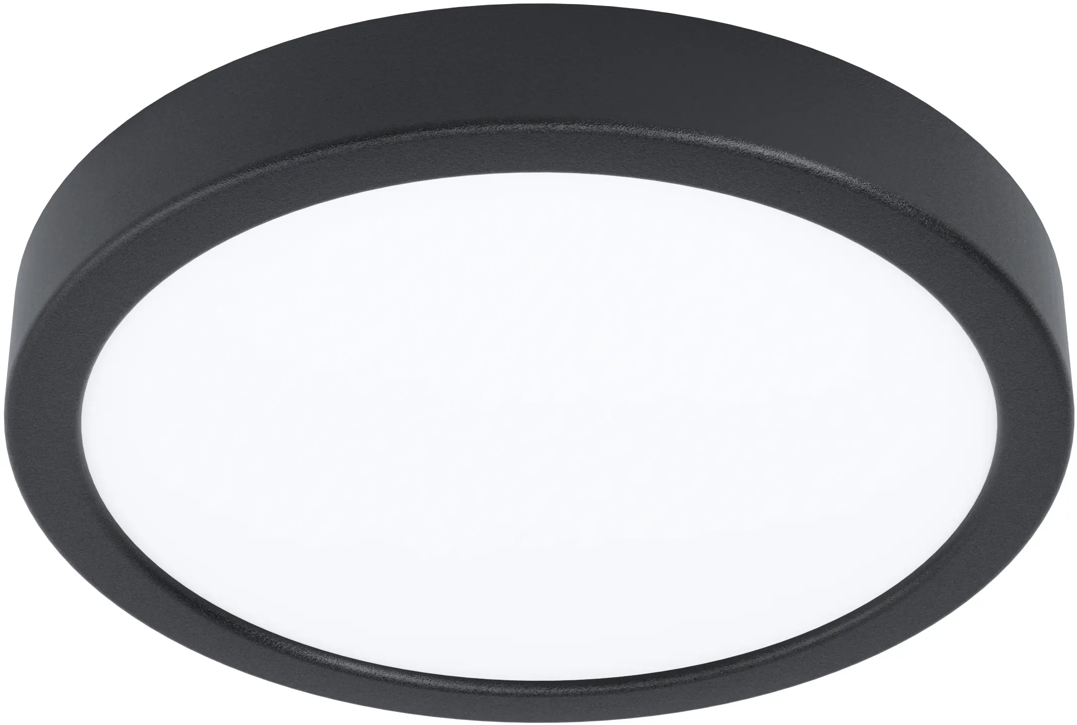 Eglo LED Aufbauleuchte Fueva 5 schwarz Ø 21 cm warmweiß