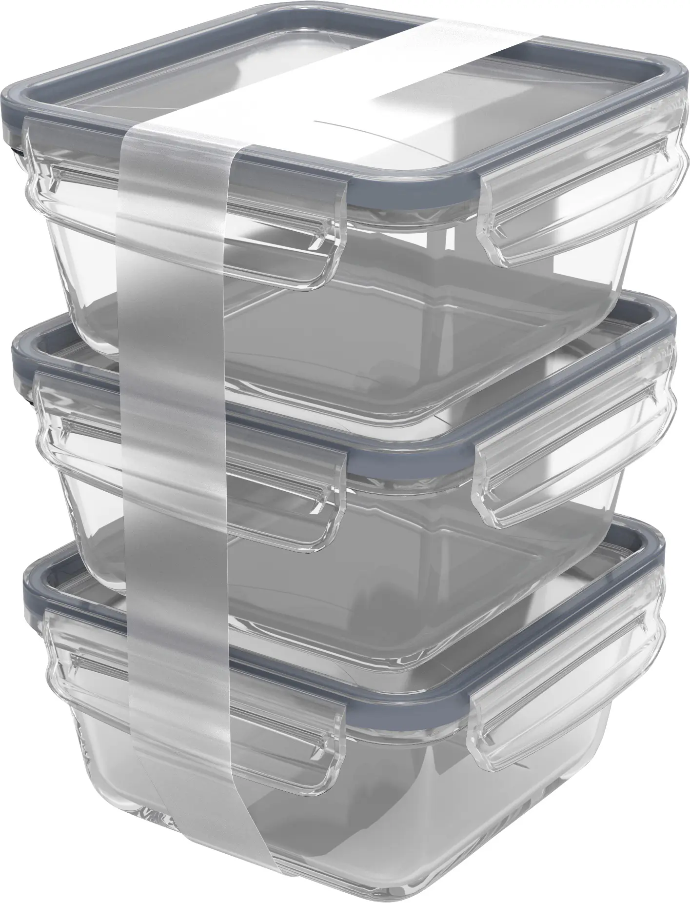 Rotho Kühlschrankdose Glas CLIC & LOCK 0,75 L, 3er Set Rotho Kühlschrankdose Glas CLIC & LOCK 0,75 L, 3er Set