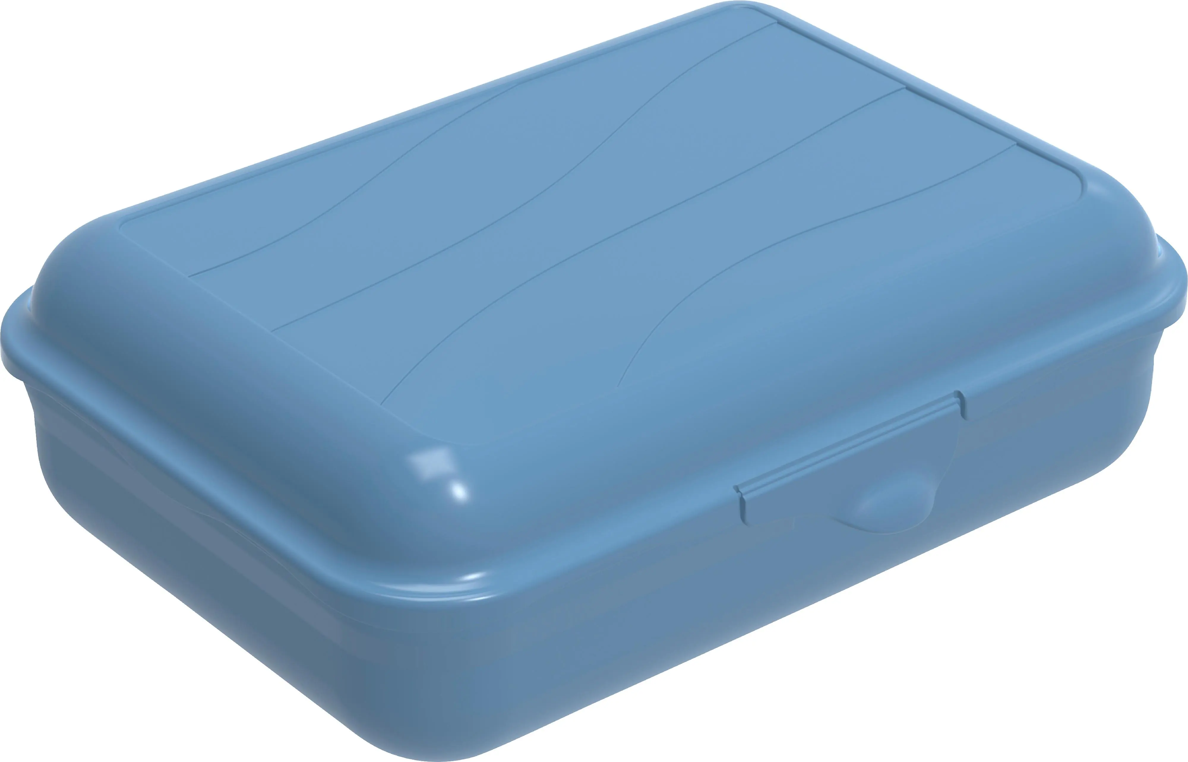 Rotho Brotdose Funbox 1,25 l, 19,5 x 14,5 x 6,5 cm, horizon blue