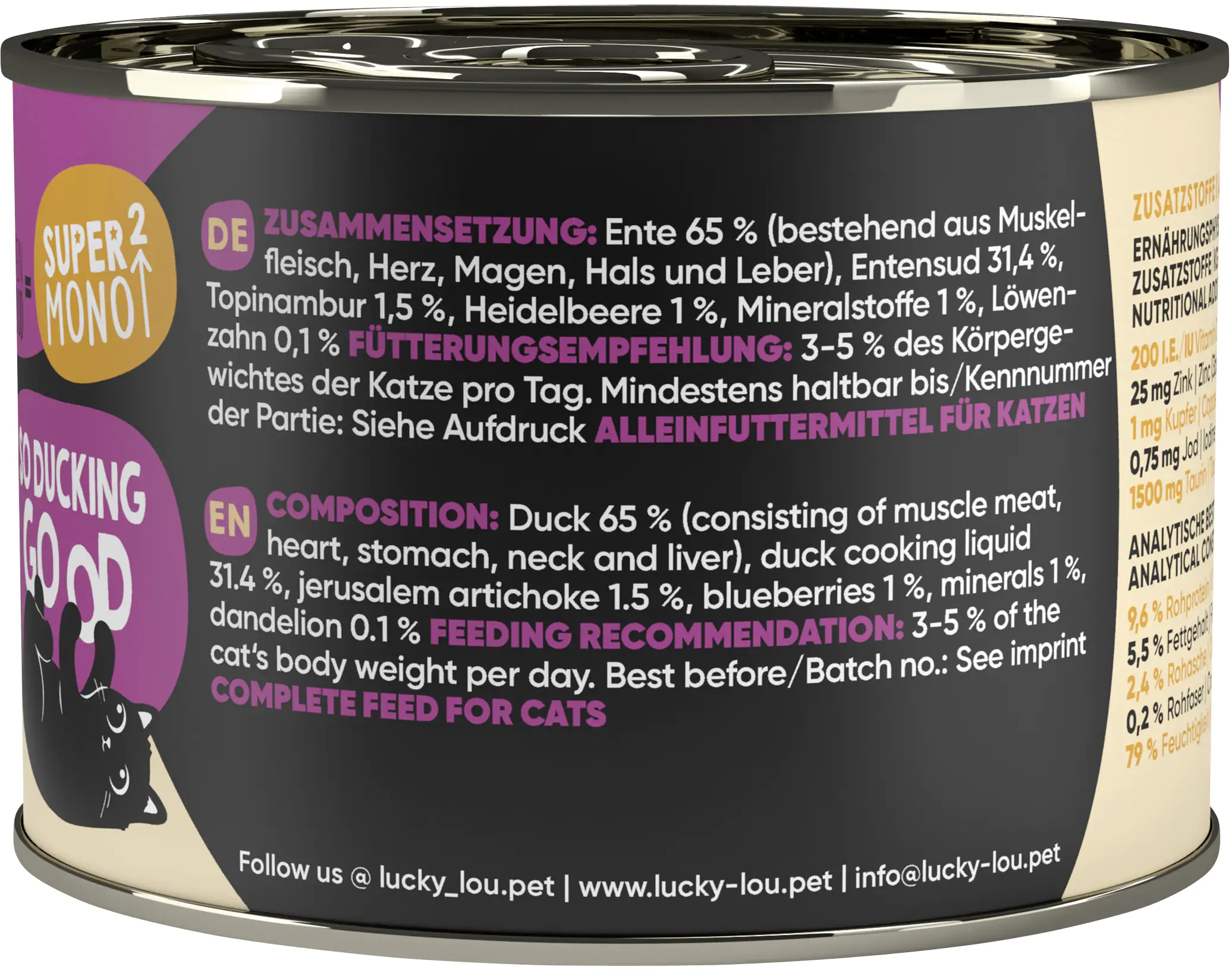 Lucky Lou SuperMono² Ente 200g Lucky Lou SuperMono² Ente 200g