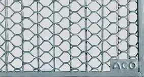 ACO Streckmetallrost für Lichtschacht stahl verzinkt, 80 x 40 cm