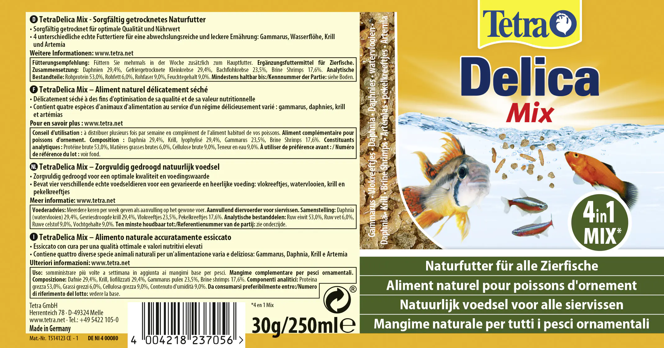 Tetra Delica Mix 250 ml