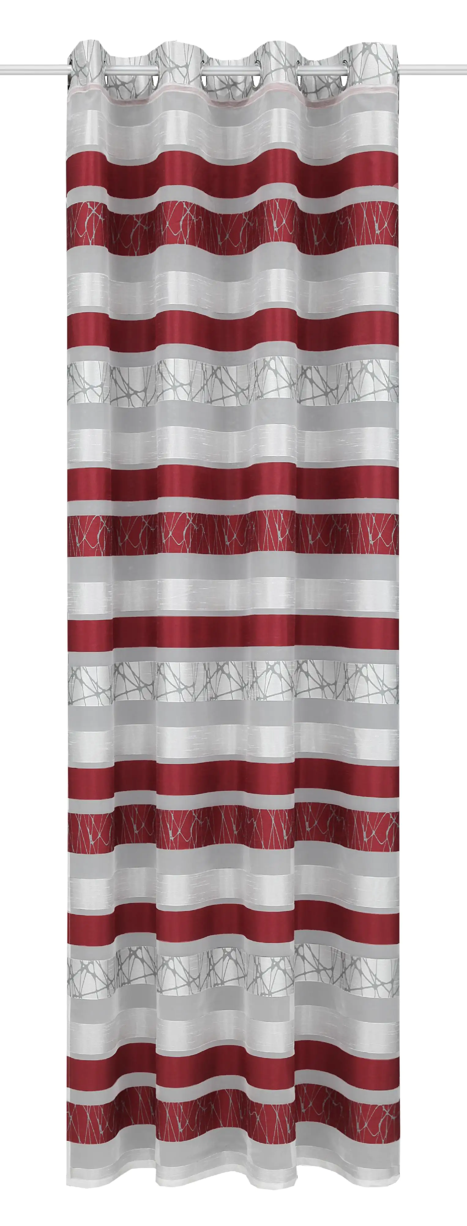 Neusser Collection Ösenschal Struktur Elsemarie rot, 135 x 235 cm