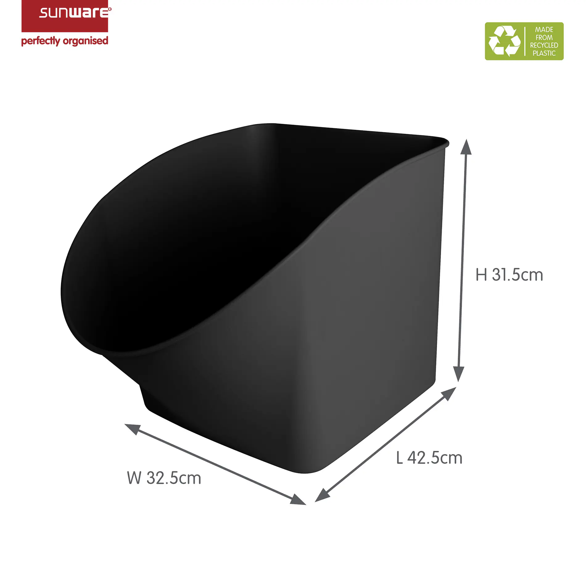 Sunware Sigma home Spielzeugbox 27 L schwarz Sunware Sigma home Spielzeugbox 27 L schwarz