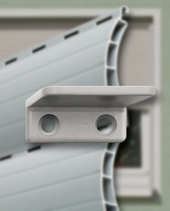 Schellenberg Anschlagwinkel grau für Rollladen