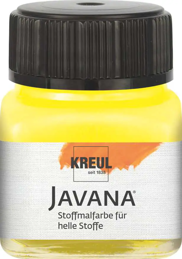 Kreul Javana Stoffmalfarbe für helle Stoffe citron 20 ml Kreul Javana Stoffmalfarbe für helle Stoffe citron 20 ml
