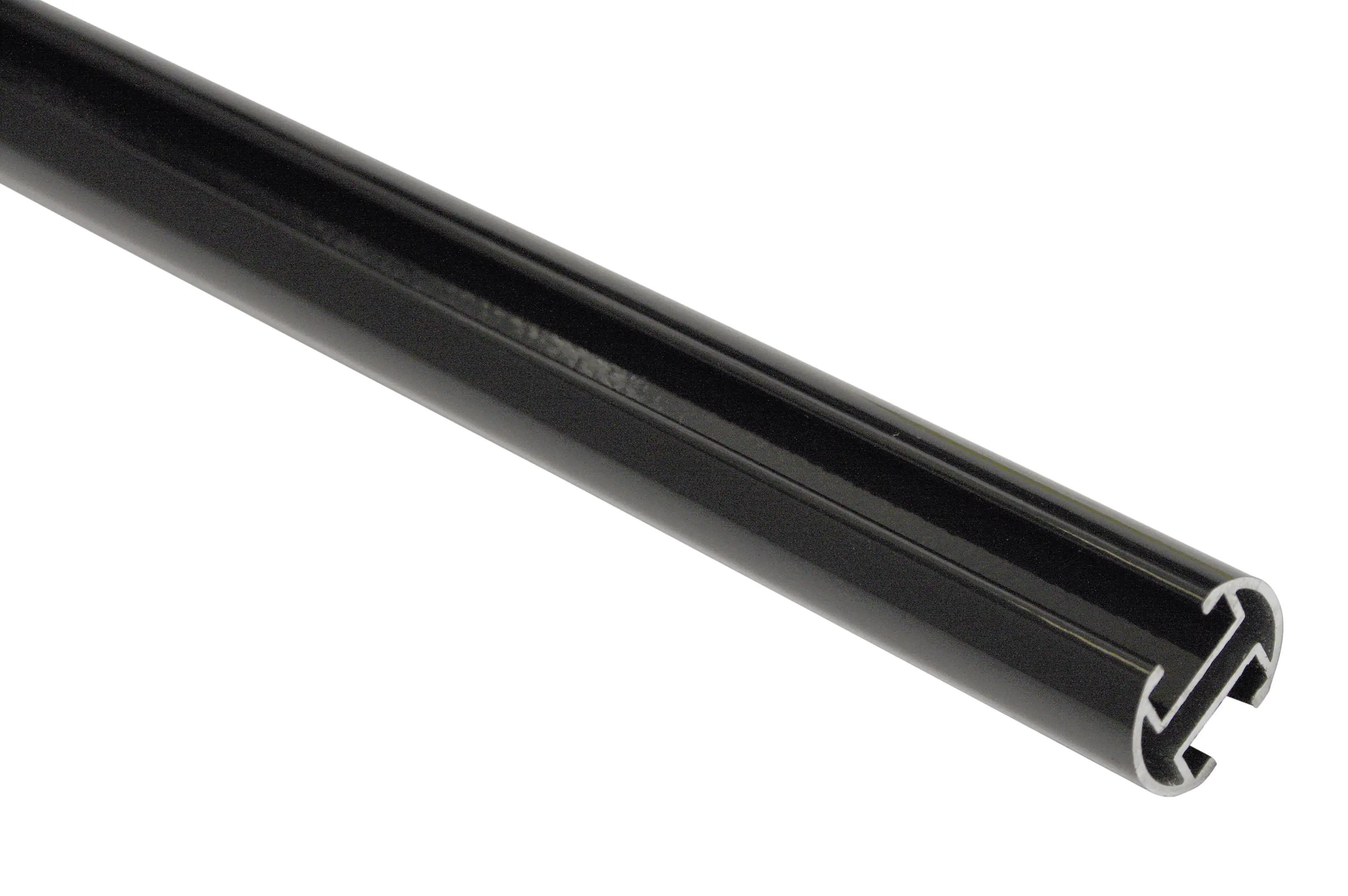 Gardinia Gardinenstange mit Innenlauf Memphis, schwarz, Ø 16 mm, 240 cm