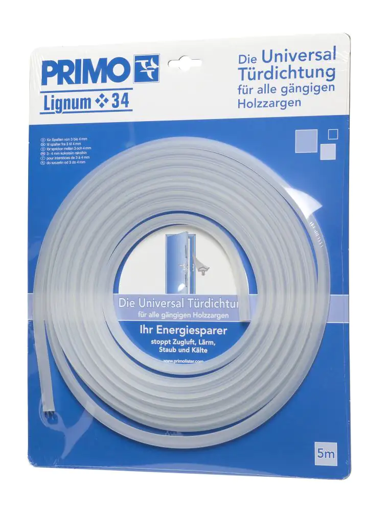 Primo Universaldichtung Holzzarge Lignum 34 natur, 6 Meter