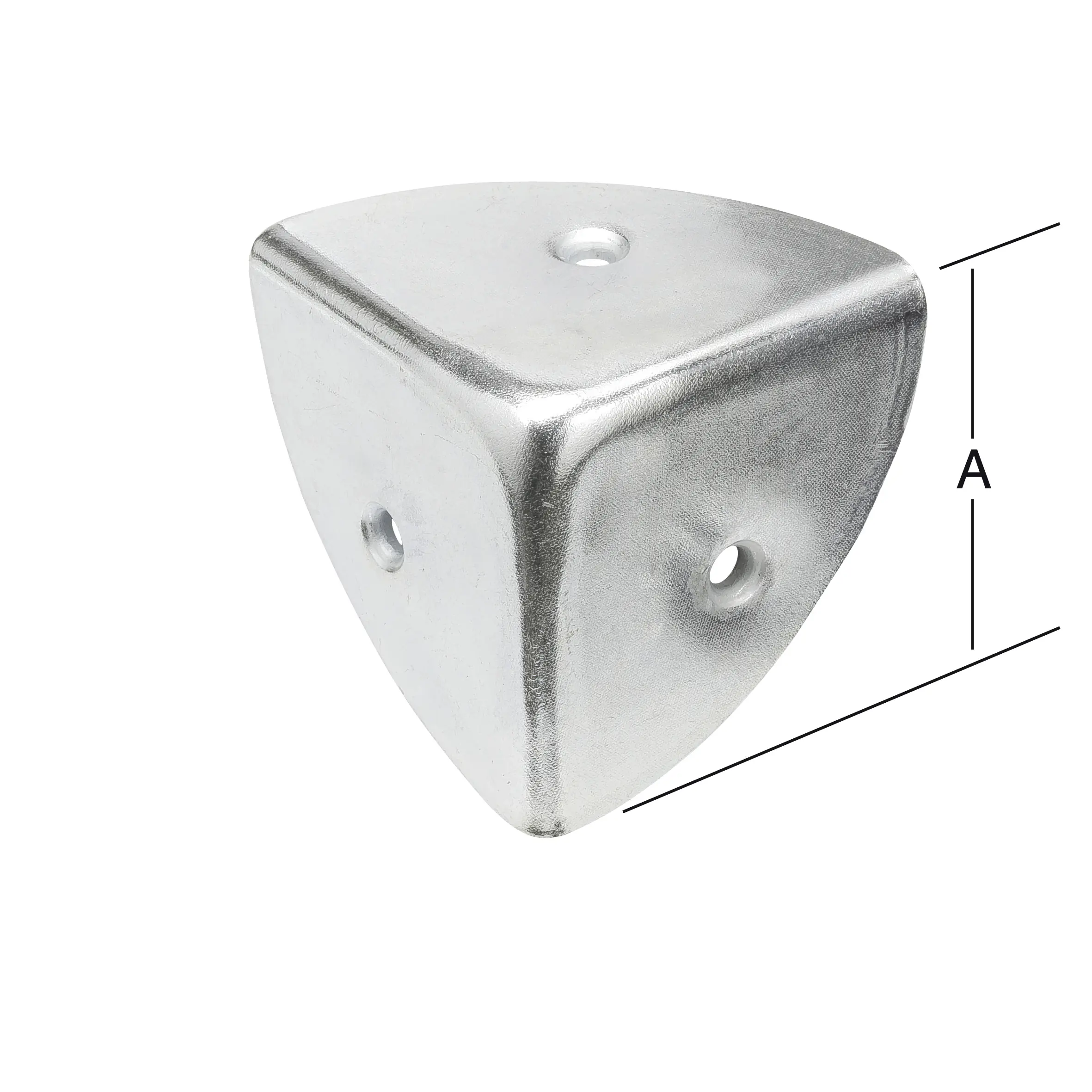 Vormann Kistenecken verzinkt 28 mm