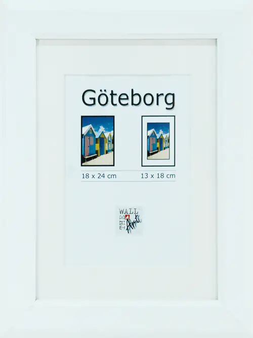 4250101381645 Holz Bilderrahmen Göteborg weiß, 18 x 24 cm