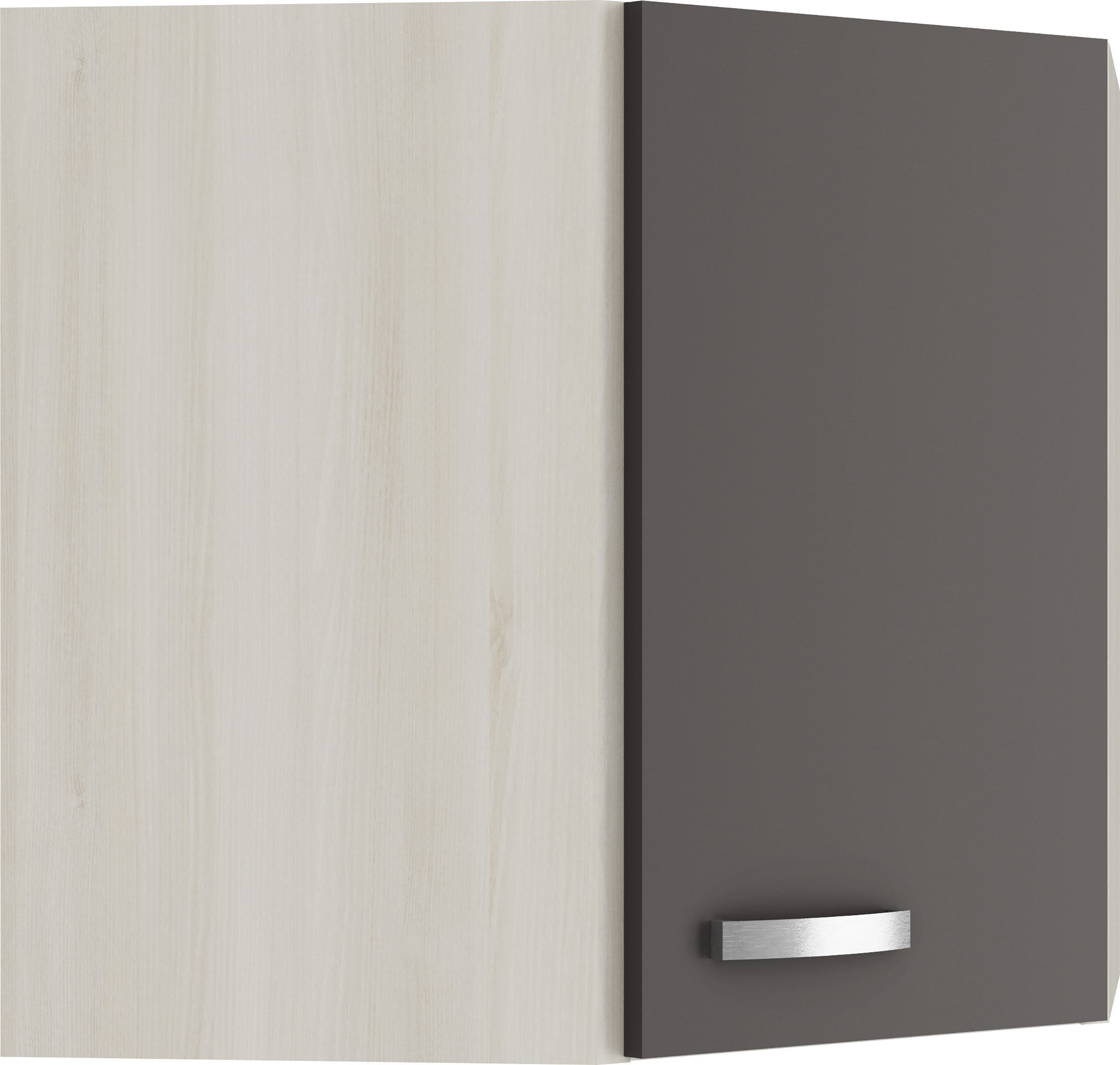 Optifit Eckoberschrank Faro 220 anthrazit/akazie 60 cm