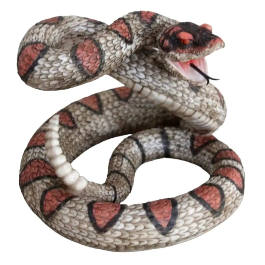 Dekofigur Klapperschlange groß 22 x 27,5 x 33,5 cm