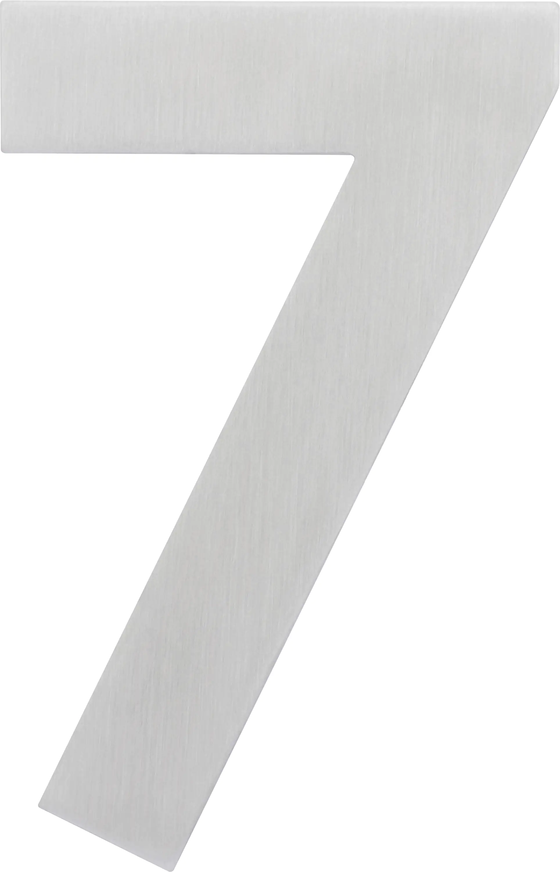 Alpertec Hausnummer 7 Edelstahl