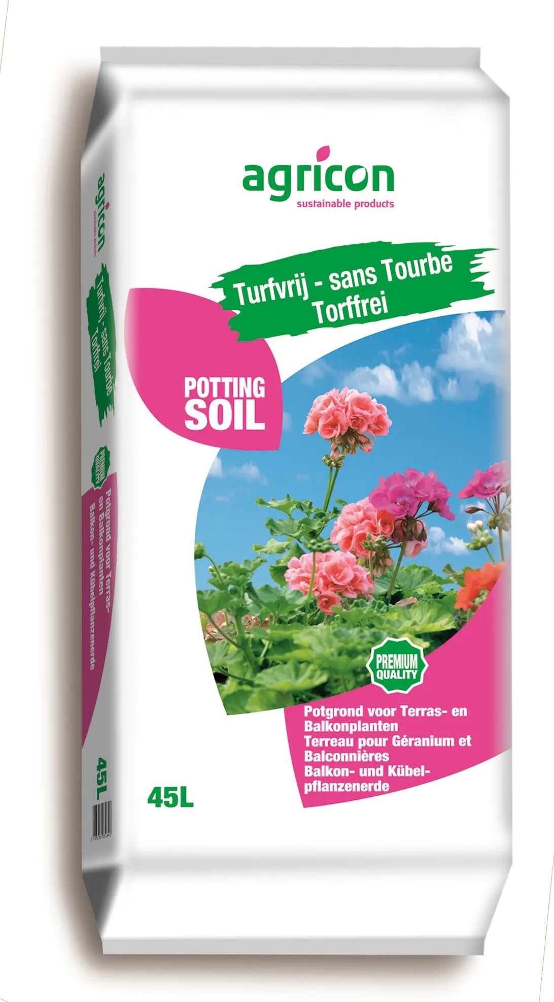 Agricon Balkon- und Kübelpflanzerde 45 Liter torffrei Agricon Balkon- und Kübelpflanzerde 45 Liter torffrei