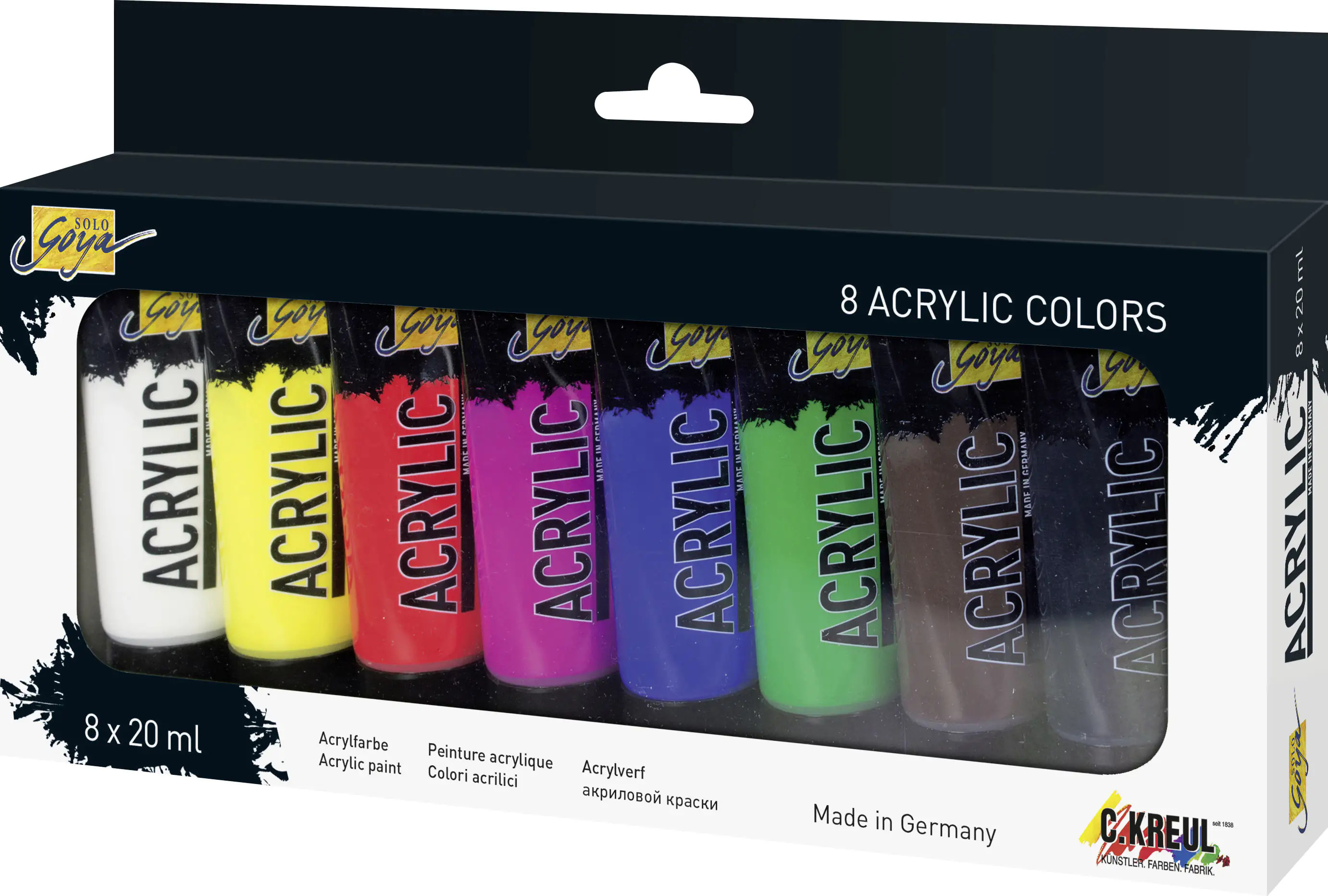 Kreul Acrylfarben Tuben 8 x 20 ml