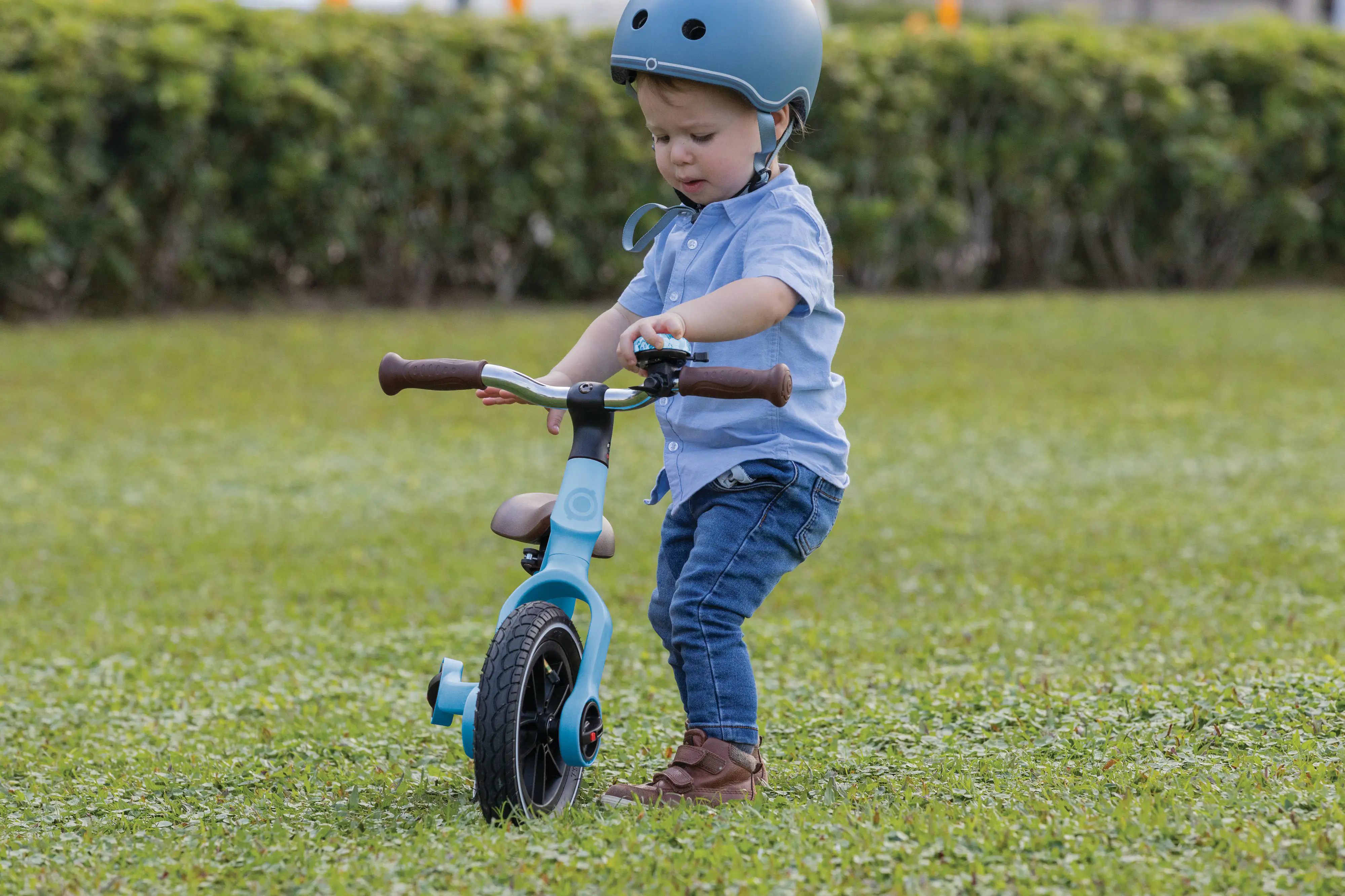 Globber Laufrad Go Bike Elite Air pastellblau