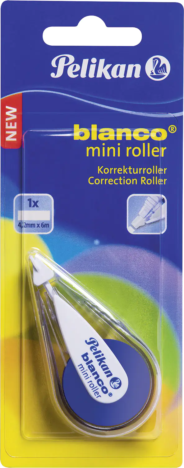 Pelikan Korrekturroller 4,2 mm blanco B921B Mini 6 m
