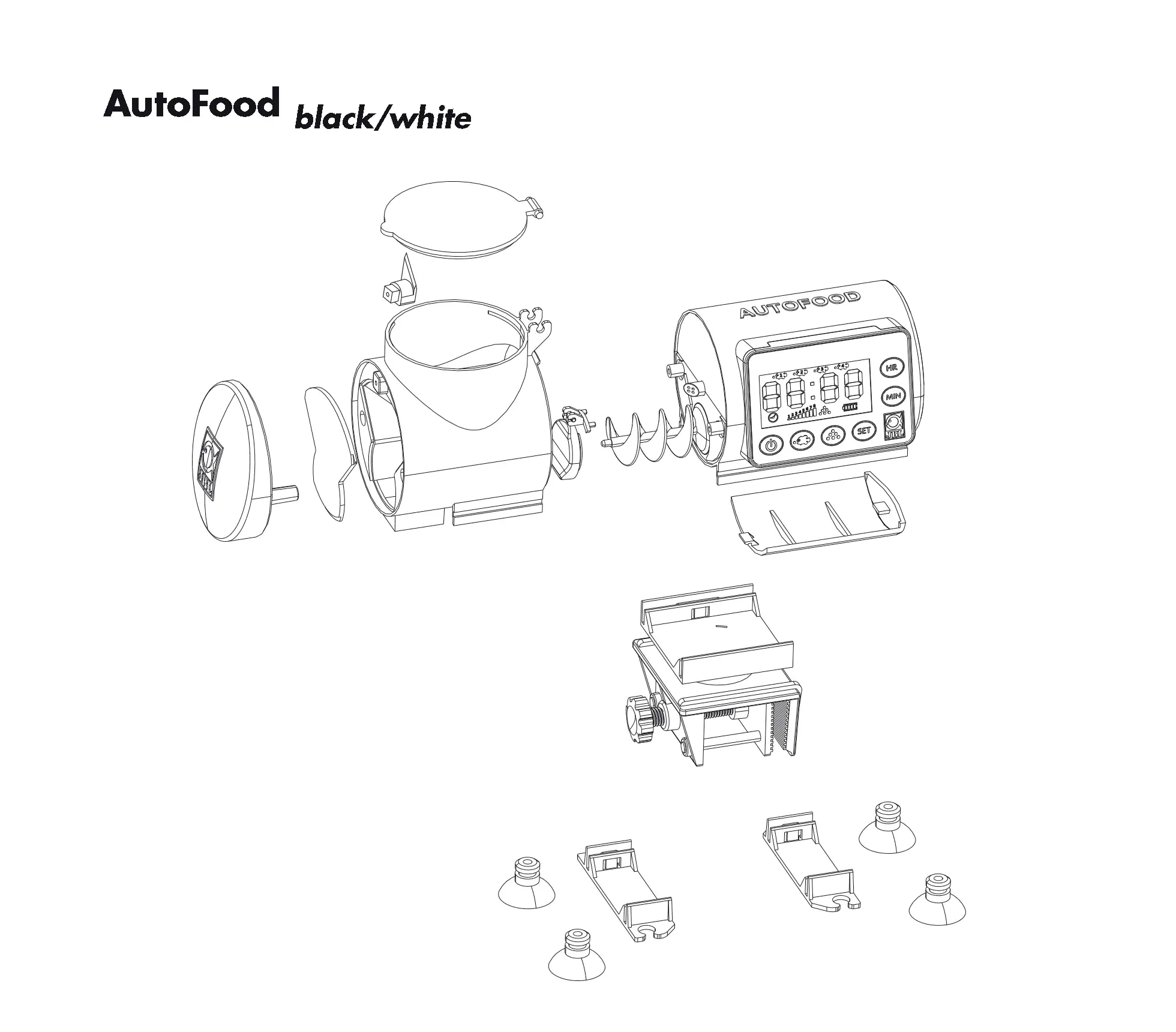 JBL AutoFood WHITE Futterautomat für Aquarienfische