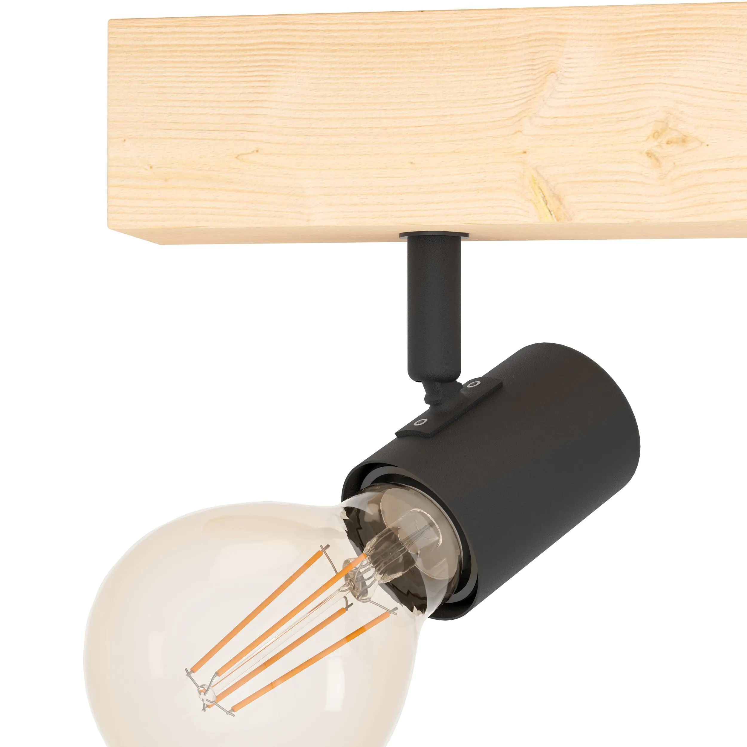 Eglo 3er Spot Townshend 3 braun-schwarz 48 x 5 cm E27